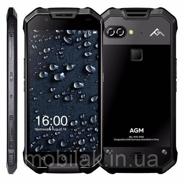 Защищённый смартфон AGM X2 6/128 Гб Black glass