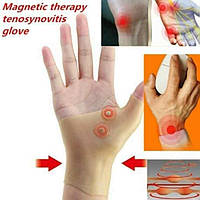 Силиконовая Магнитная лечебная перчатка на запястье от артрита