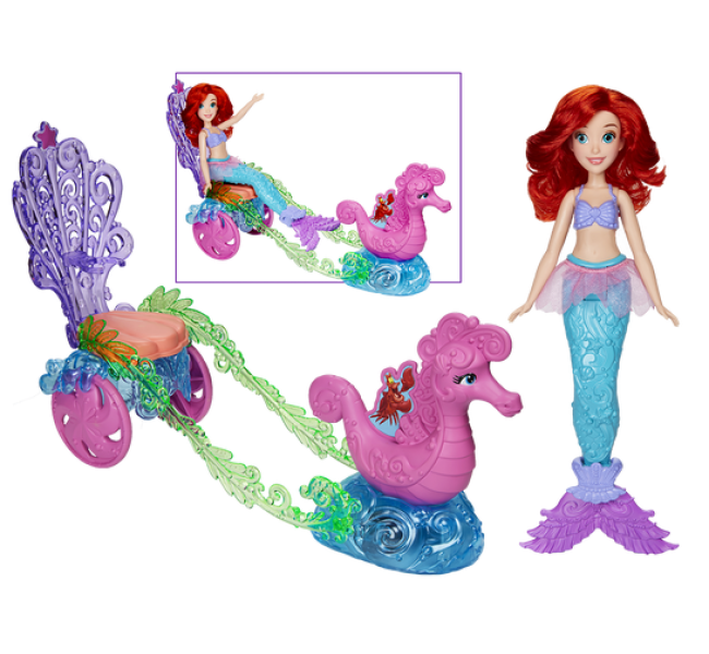 Принцесса Ариэль на морской карете Disney Princess Ariel Sea Carriage