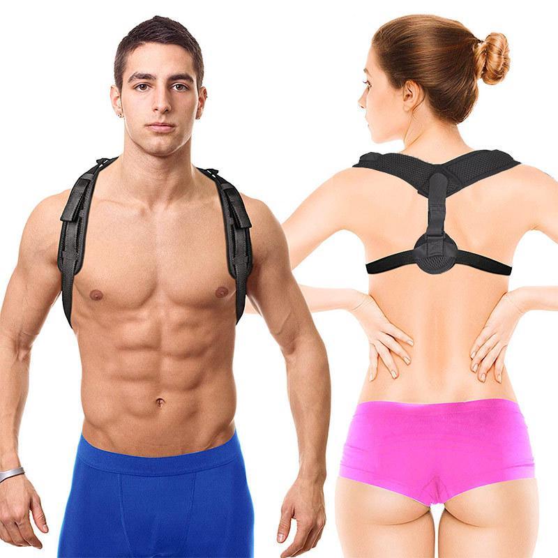 Регульований коректор постави — Чорний Posture Corrector 002