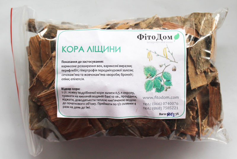 Купить Кора ліщини (кора лещины), 100 гр, цена 30 ₴ — Prom.ua (ID ...