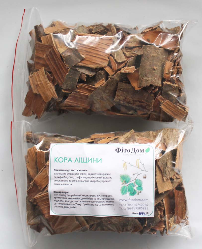 Купить Кора ліщини (кора лещины), 100 гр, цена 30 ₴ — Prom.ua (ID ...