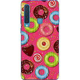 Чохол з картинкою силіконовий для Samsung Galaxy A9 (2018) SM-A920F Пончики