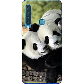 Чохол з картинкою силіконовий для Samsung Galaxy A9 (2018) SM-A920F Дві панди
