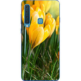 Чохол з картинкою силіконовий для Samsung Galaxy A9 (2018) SM-A920F Жовті квіти