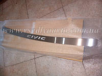 Накладка на бампер Honda CIVIC VIII 4-дверцята з 2006-2011 рр. (NataNiko)