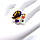 Кольцо ручной работы с натуральным Коньячным Кварцем, Аметистом, оранжевыми Опалами и Цитрином, фото 3