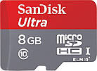 Карта пам'яті SanDisk micro sd card 8 gb, фото 3