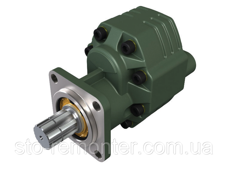 Насос шестерний НШ 17 л, кріплення ISO (4 болти) ліве обертання
