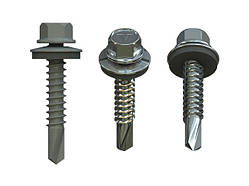 Саморіз оцинкований і кольоровий 8 м (дерево, метал)