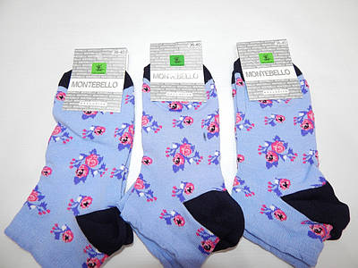 Жіночі демісезонні шкарпетки Туреччина MONTEBELLO socks BAMBU р. 36-40 008NG