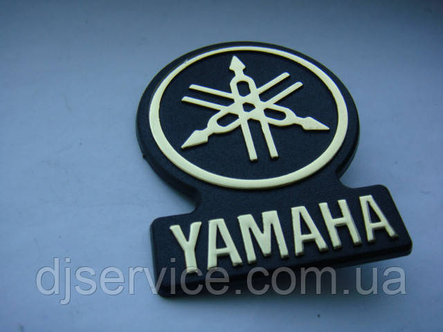 Шильди, наклейка, логотипк 63mm на сітку колонки Yamaha