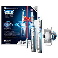 Набор электрических зубных щеток BRAUN Oral-B Genius PRO 8900 White 2шт