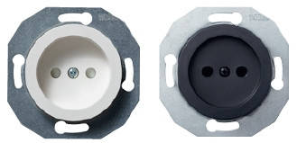 Розетка без зеземлення біла Renova Schneider Electric WDE011101, фото 1