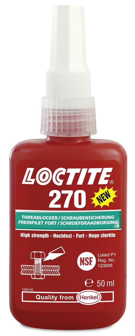 Різьбовий фіксатор високої міцності Loctite 270, 50 мл