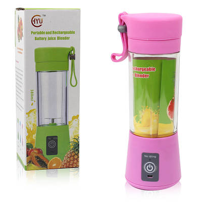 Блендер портативний Usb фітнес-блендер Juicer Cup блакитний 150029 Рожевий