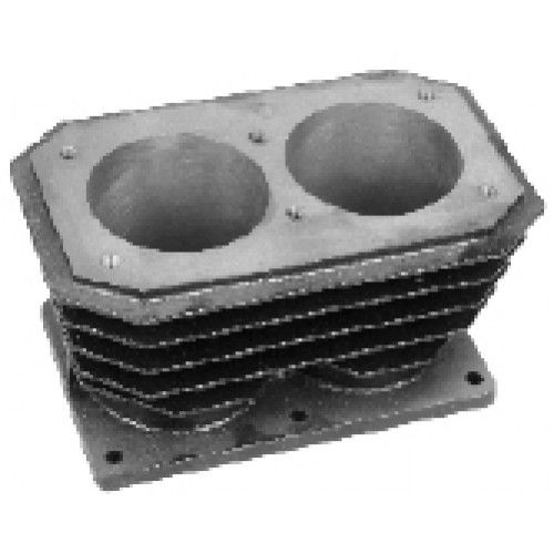 Циліндр двухпоршневой для компресора 81-191 d=70 мм Miol ZT-0058-4, фото 1