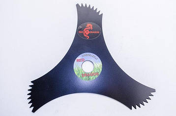 Ніж 3-зубий для мотокоси RED Dragon