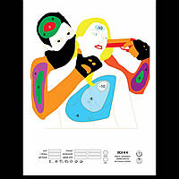 Мішень заложників 60х43 см