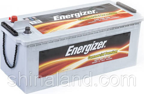 Акумулятор вантажний Energizer Commercial Premium (ECP3): 180 А·год, 12 В, 1000 А — (680108100), 513x223x223 мм