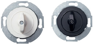Поворотний перемикач однополюсний білий Renova Schneider Electric WDE011068