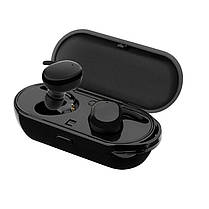 Бездротові навушники Bluetooth 5.0 Alitek T2C Stereo, Black, фото 3