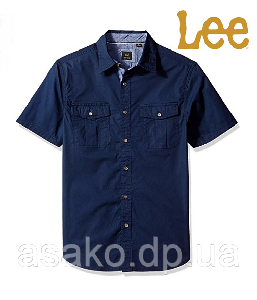 Рубашка шведка мужская Lee® Premium Quality/Темно-синяя