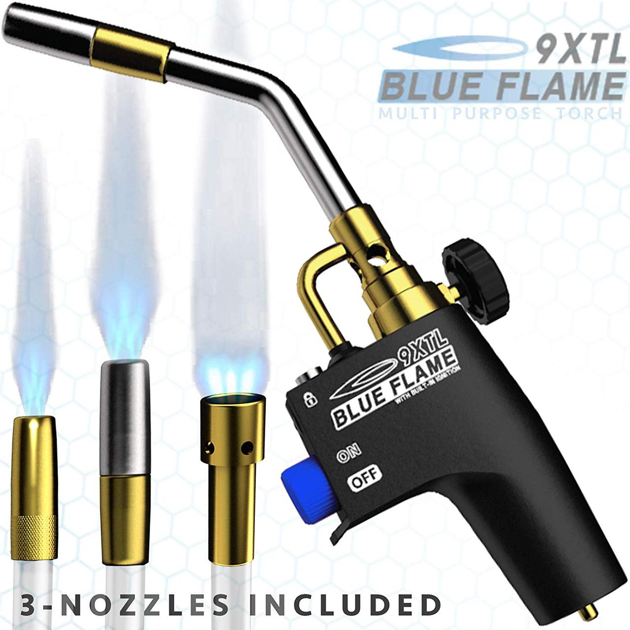 Пальник BLUE FLAME 9XTL — Багатоцільовий пальник  ⁇  П'єзопідпал  ⁇  Регулювання та блокування полум'я