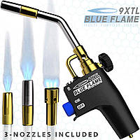 Пальник BLUE FLAME 9XTL — Багатоцільовий пальник  ⁇  П'єзопідпал  ⁇  Регулювання та блокування полум'я