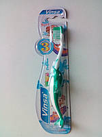 Дитяча зубна щітка «Vinsa Soft» 15 см дельфін, від 3-х років ЗЕЛЕНА
