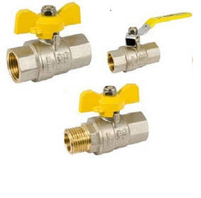 Кульовий кран для газу