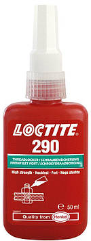Різьбовий фіксатор проникаючий середньої міцності Loctite 290, 50 мл