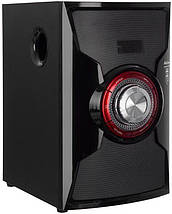 Акустична система Kronos 3.1 USBFM-DC3307-DT USB Karaoke Bluetooth FM-радіо пульт, фото 3