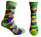 Шкарпетки кольорові HIPSTORY BOX, сет із трьох пар різних кольорів р. 36-39, фото 3