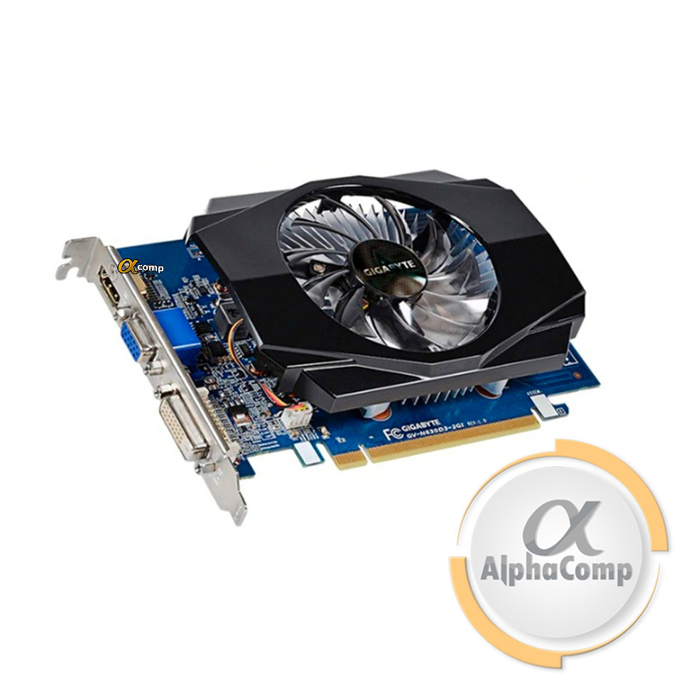 Відеокарта PCI-E NVIDIA Gigabyte GT630 (1Gb/DDR3/64bit/DVI/VGA/HDMI) БУ