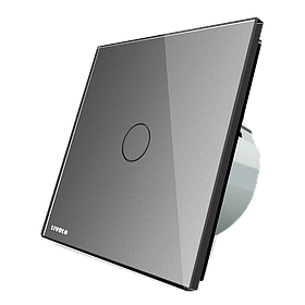 Сенсорний вимикач Livolo 1-канальний, Classic Сірий