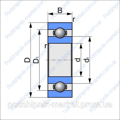 36-313Е (1 ПЗ ЕПК ) подшипник шариковый радиальный (ID#1018888632 ...