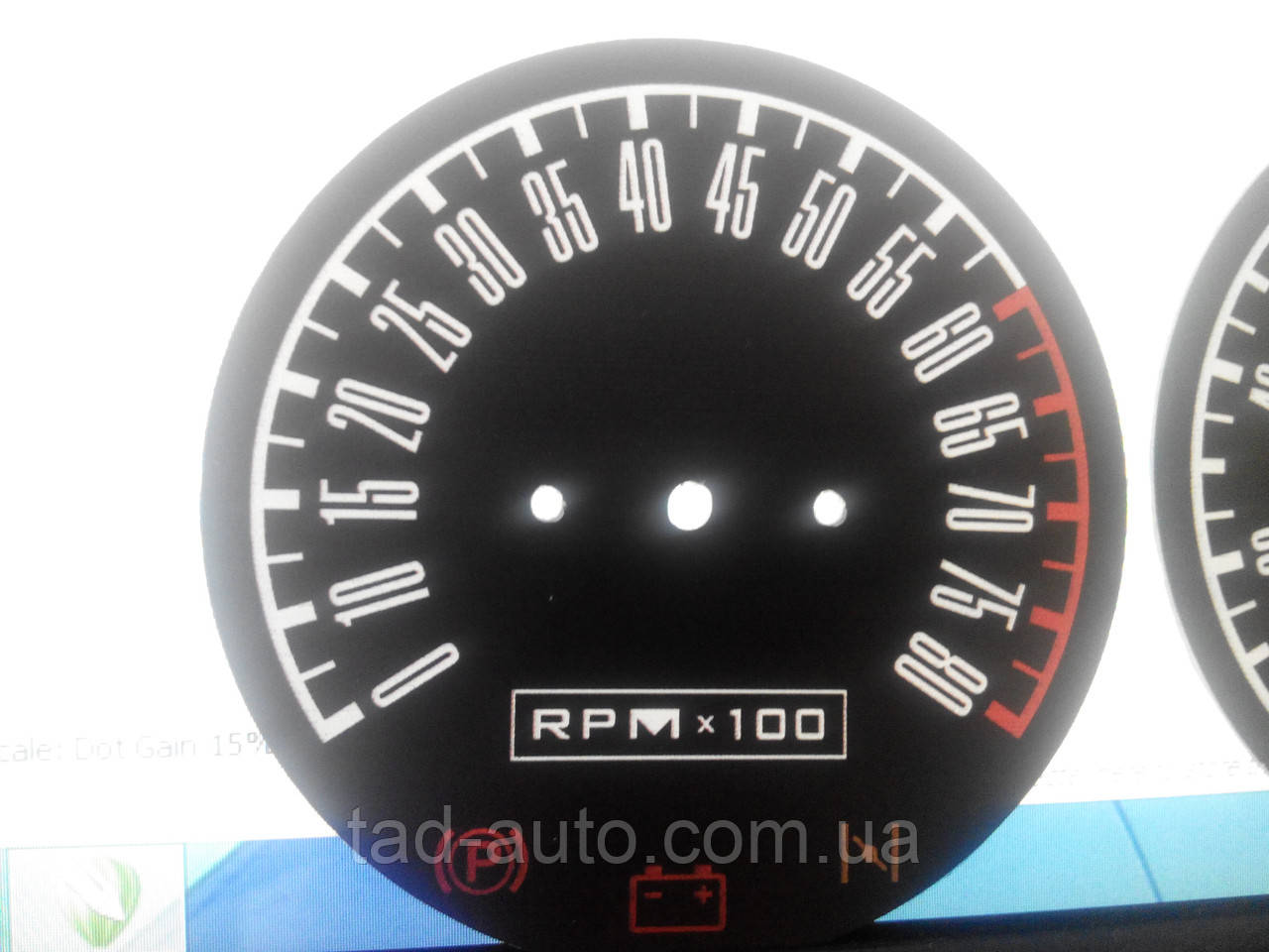 Шкалы приборов ВАЗ 2106 в стиле muscle car mustang - фото 2 - id-p98140949