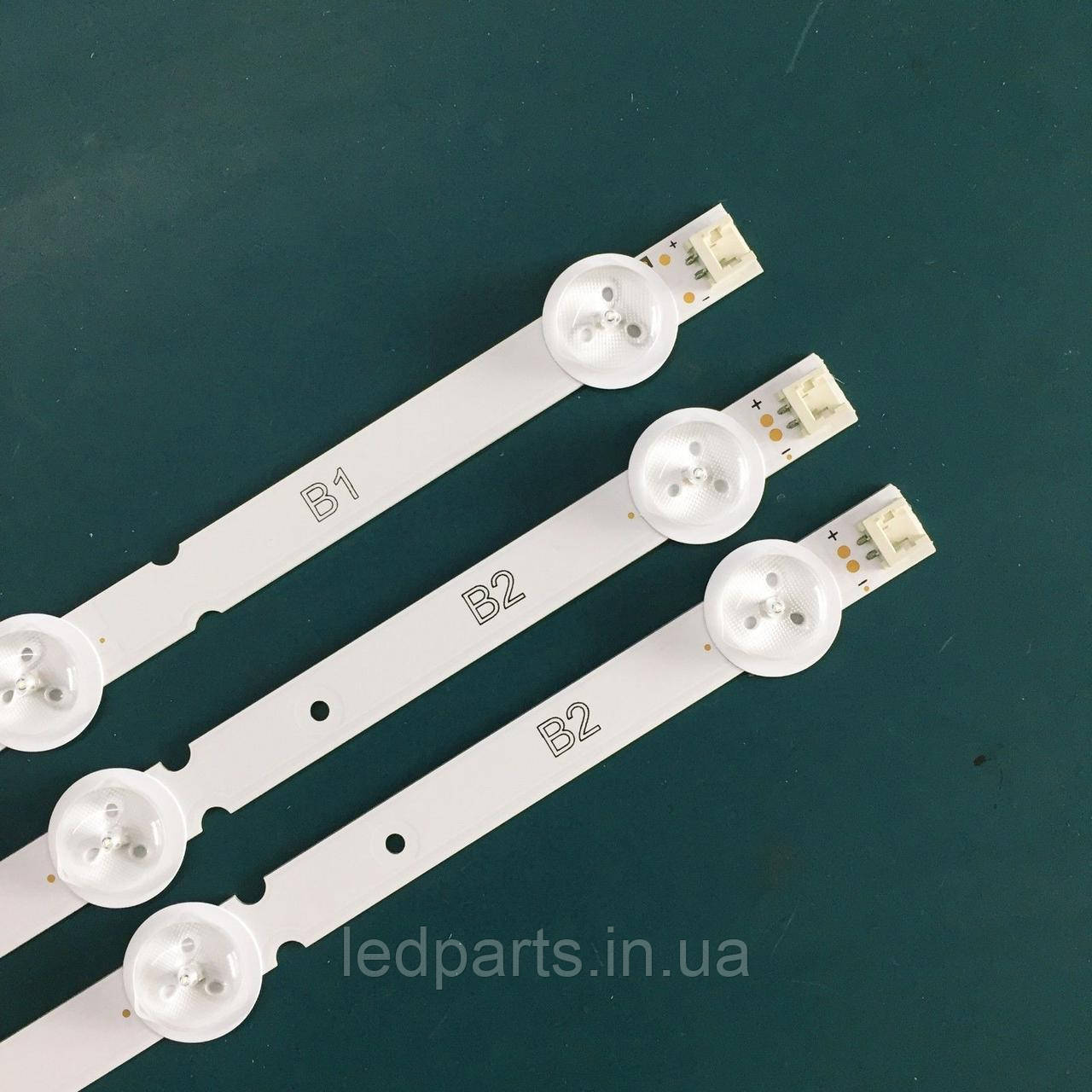 3x LED планка лампа підсвічування РК ТВ 32 630мм LG 6916L-1437A 1438A 1426A