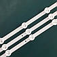 3x LED планка лампа підсвічування РК ТВ 32 630мм LG 6916L-1437A 1438A 1426A, фото 4