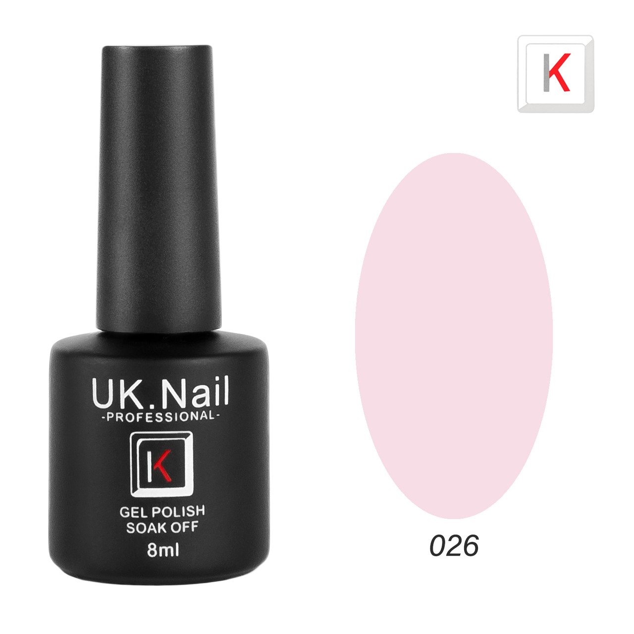 Гель-лаки UK.Nail 8 мл, №26