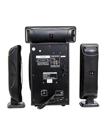 Комплект акустики 3.1 DJACK DJ-Q3L USB/FM-радіо/Bluetooth 60 Вт акустична система, фото 3