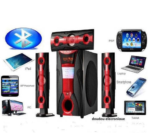 Комплект акустики 3.1 DJACK DJ-Q3L USB/FM-радіо/Bluetooth 60 Вт акустична система, фото 4
