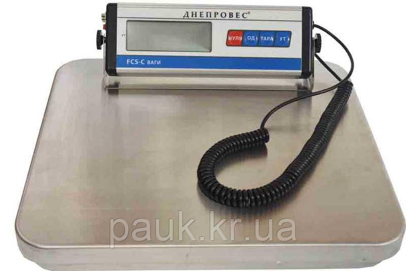 Портативні ваги електронні 150 кг ВПД-ФКС-С, ваги для бочок(FCS-С-150), ваги для кег, ваги для пива, ваги платформові електронні, фото 1