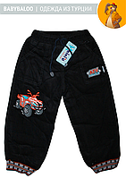 Штани вельвет дитячі на флісі (від 1 до 4 років)