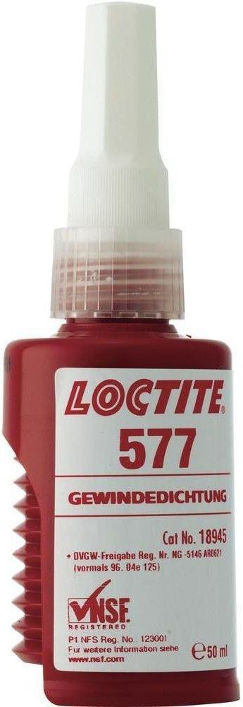 Різьбовий герметик середньої міцності гелеподібний Loctite 577, 50 мл