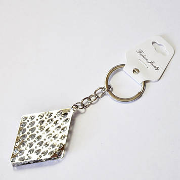 Знижка! Брелок жіночий "пересипка" сірий метал