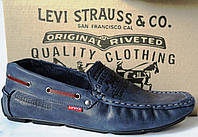 Новинка от Levis мокасины! Натуральная кожа Левис летние туфли в стиле Levi Strauss 90-03! 44,45 разм