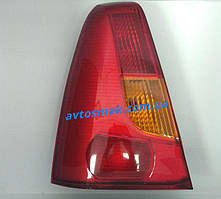 Ліхтар задній для Renault Logan '04-08 лівий (DEPO) жовто-червоний