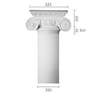 Колонна из гипса, гипсовая колонна ка-54